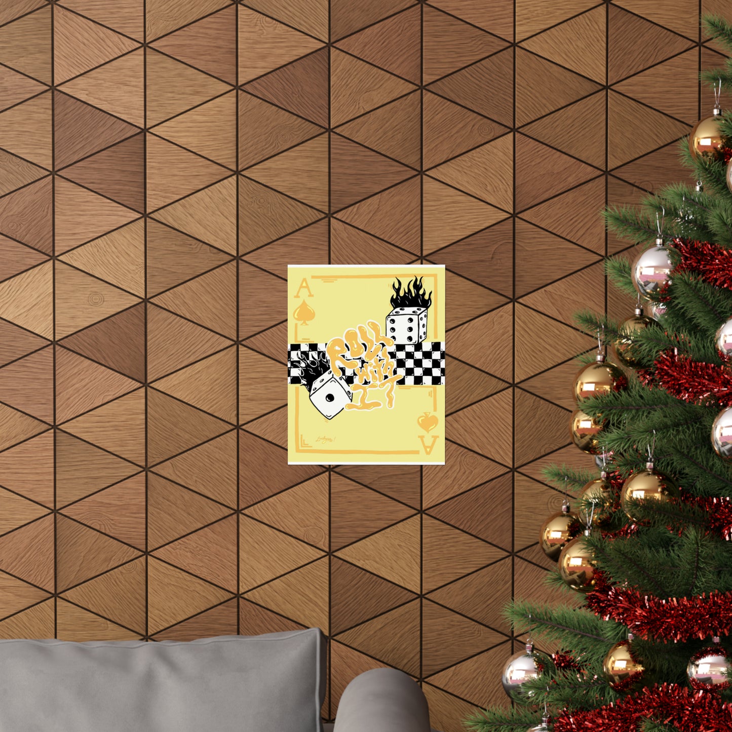 Roll With It Print - Yellow