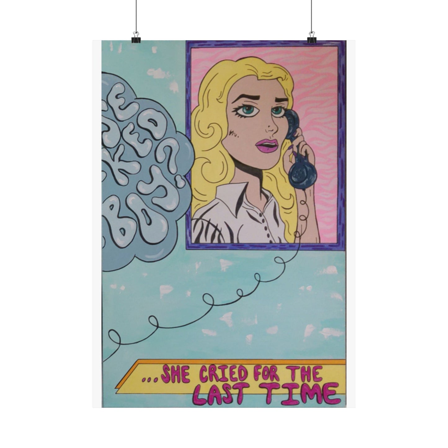 She Cried For The Last Time Print