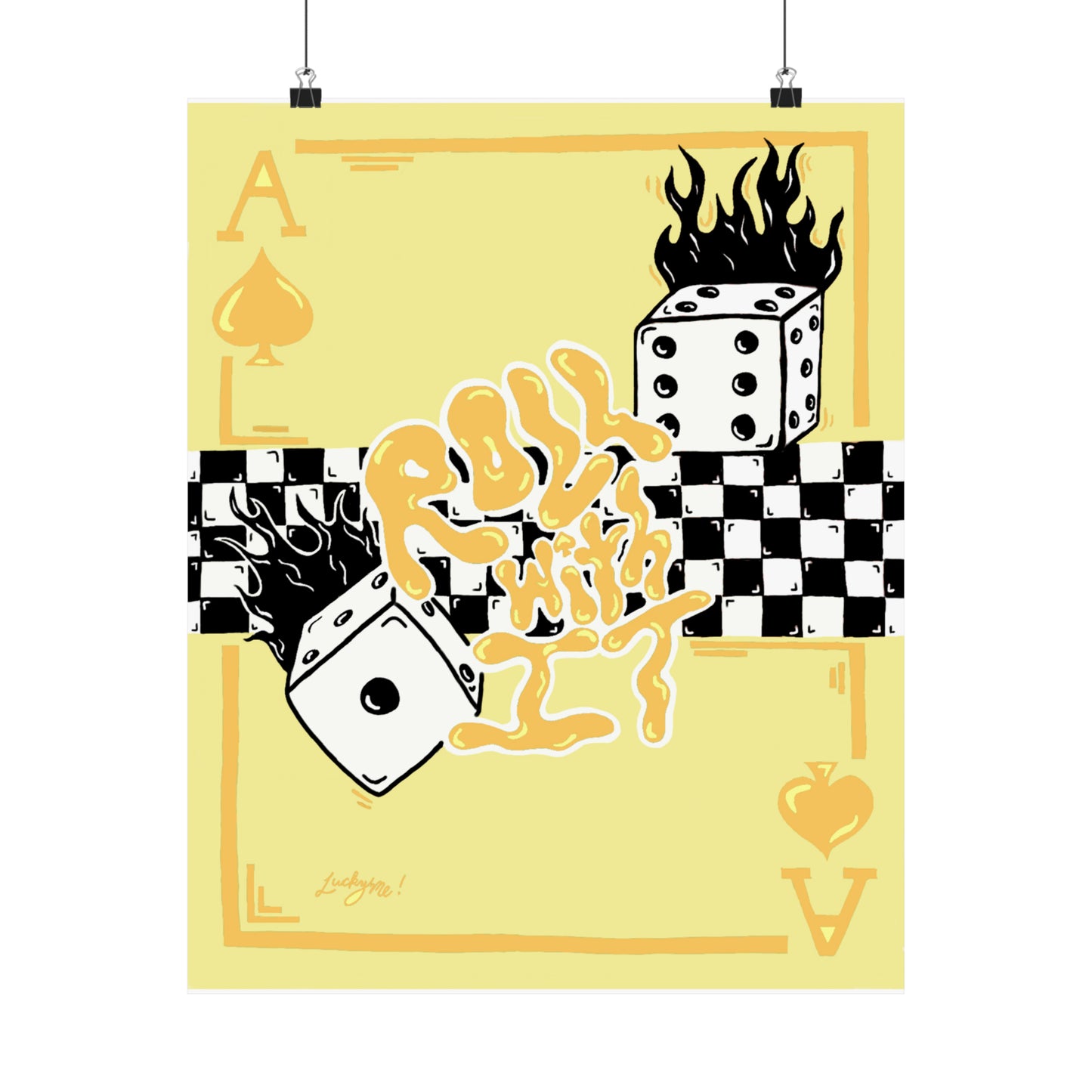 Roll With It Print - Yellow