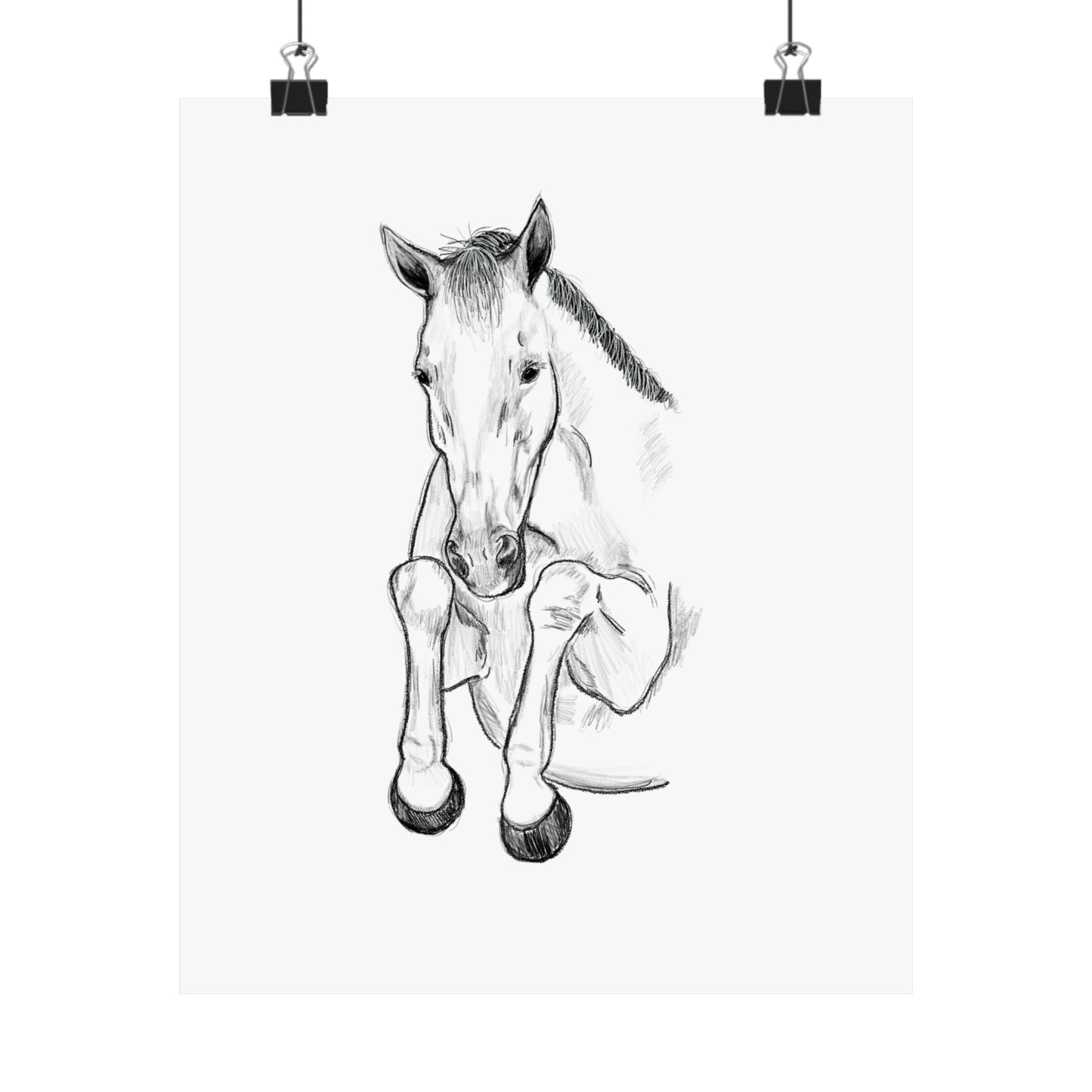 Horse Jumping Print