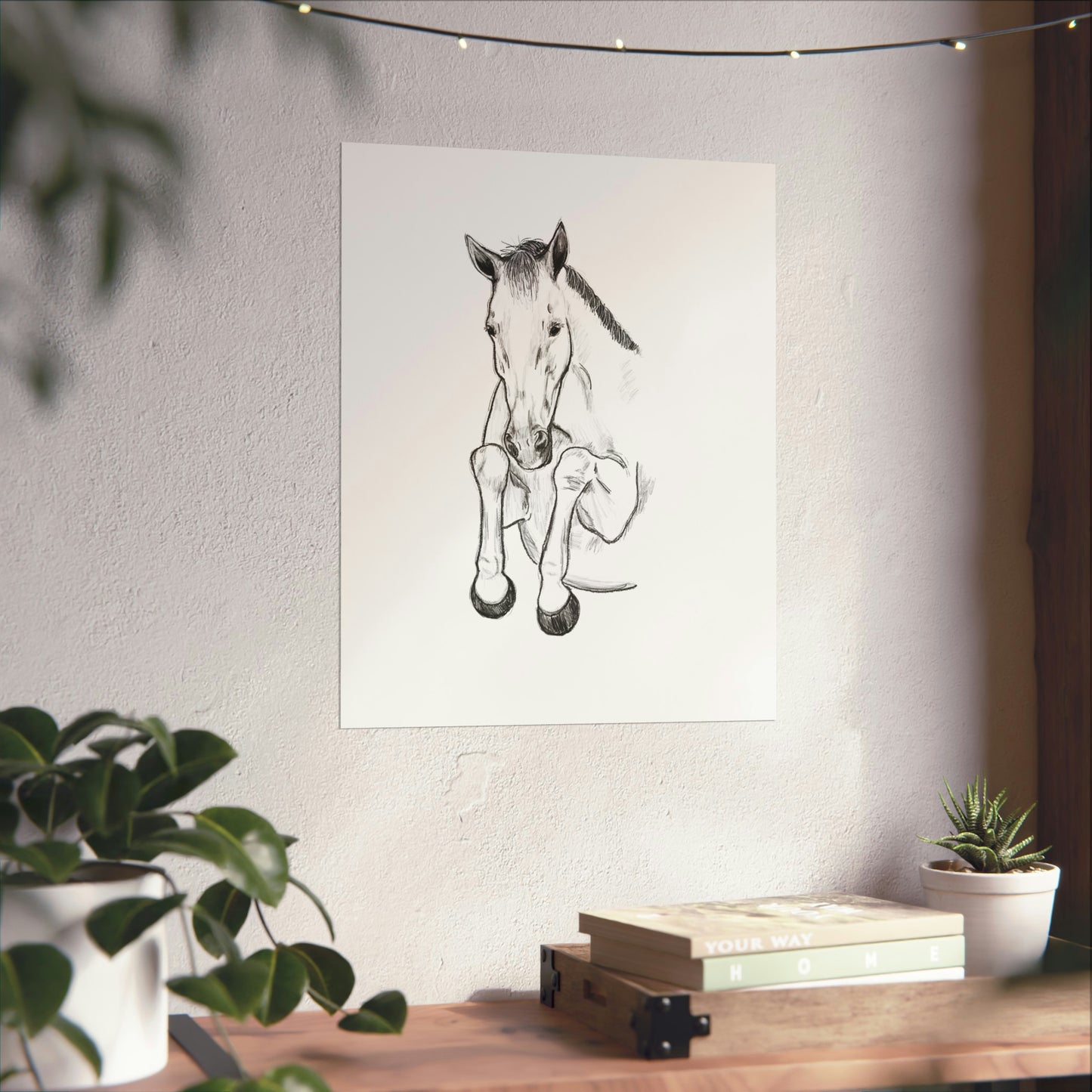 Horse Jumping Print