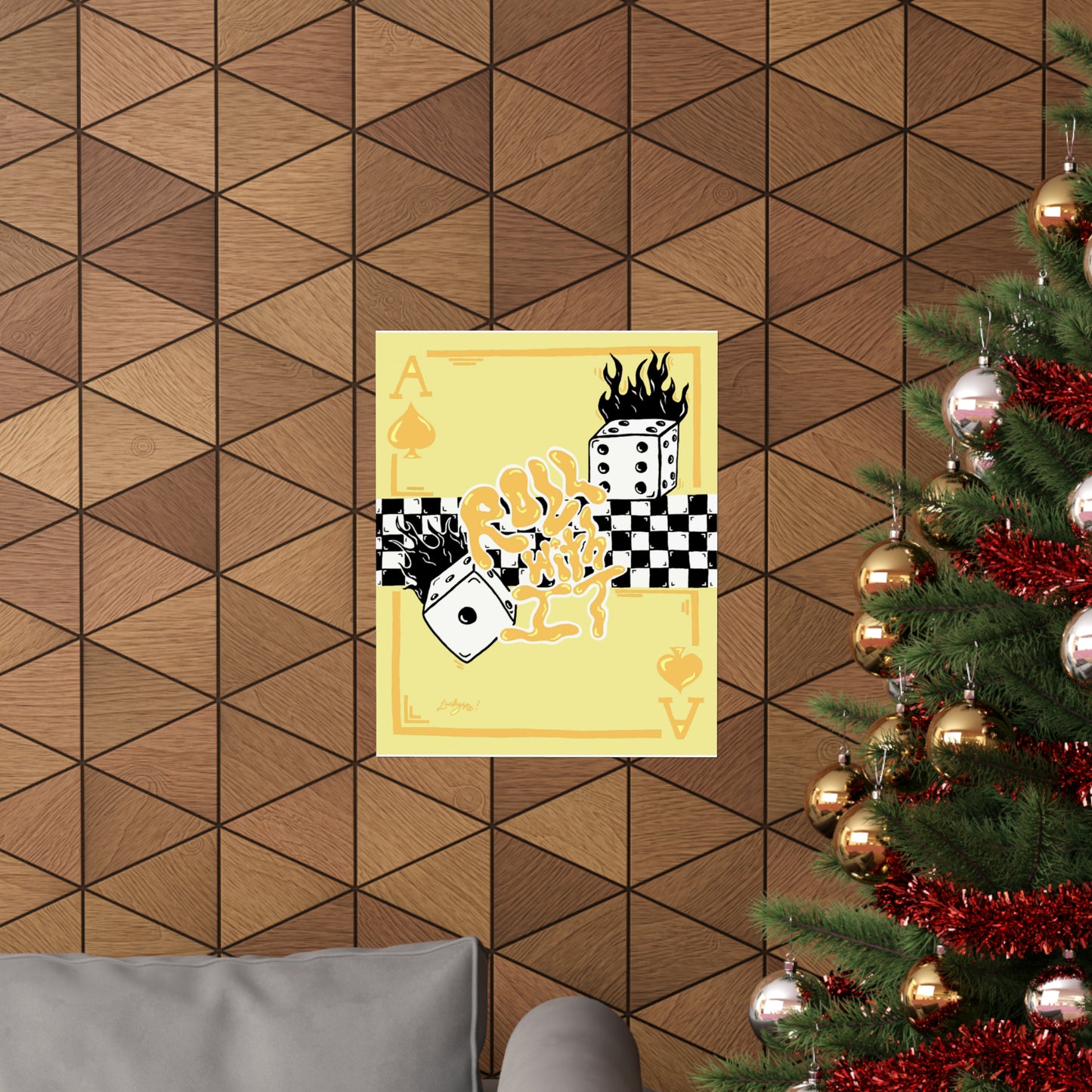 Roll With It Print - Yellow