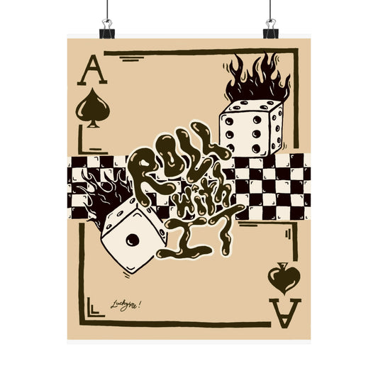 Roll With It Print - Brown