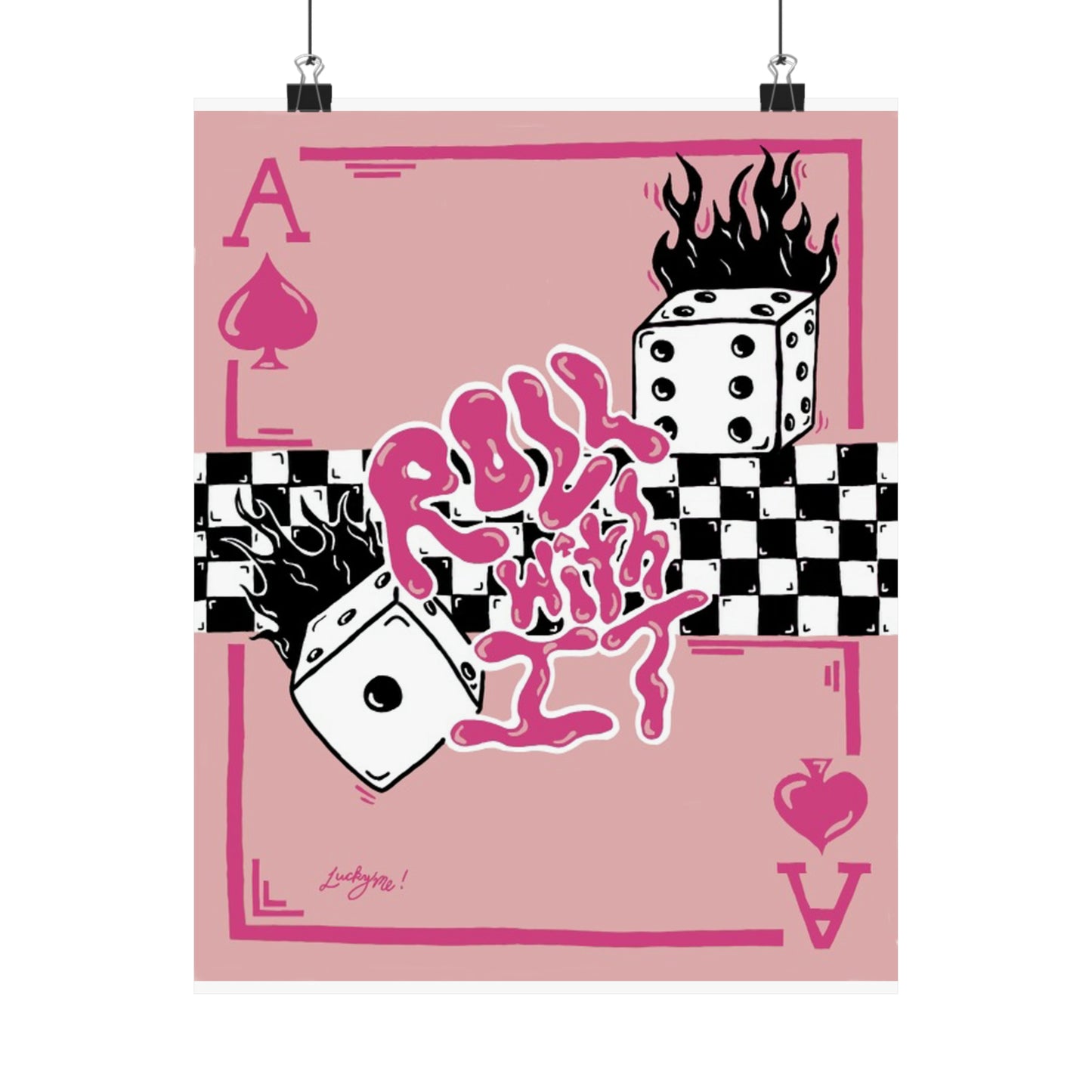 Roll With It Print - Pink