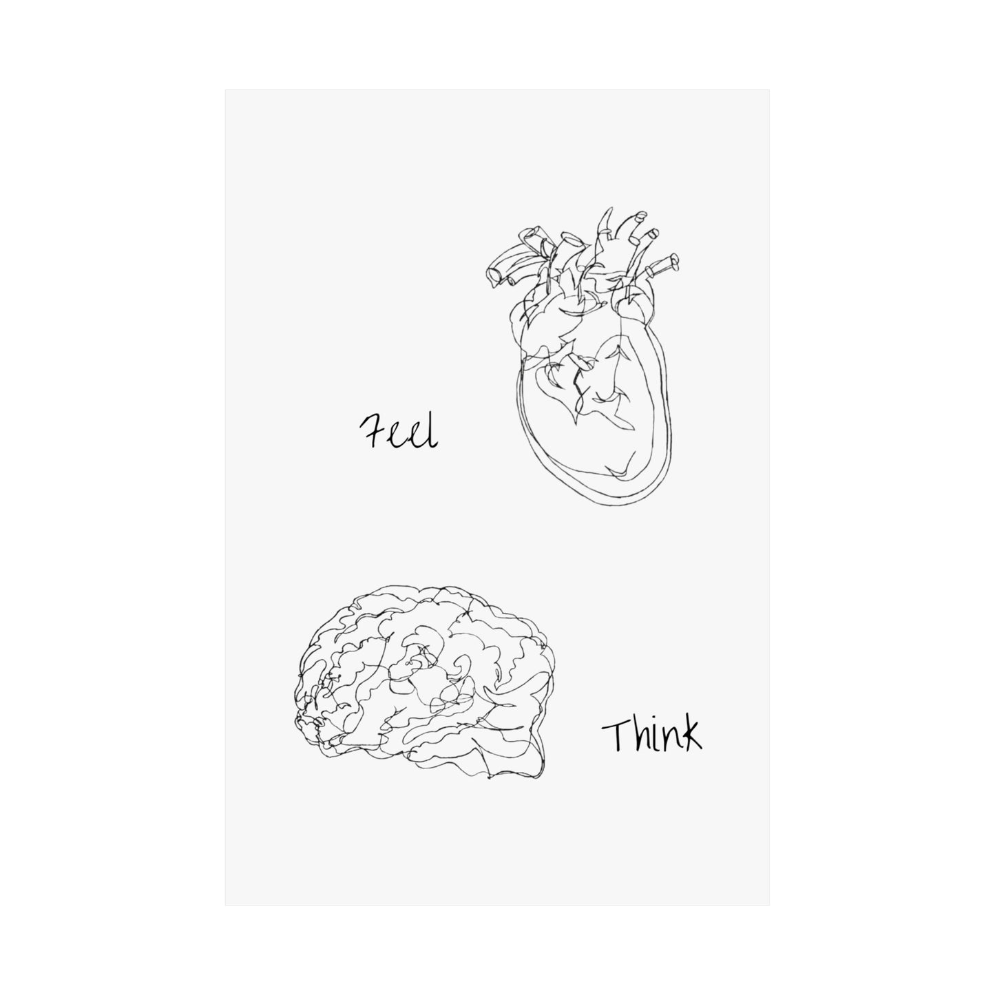 Think & Feel Print