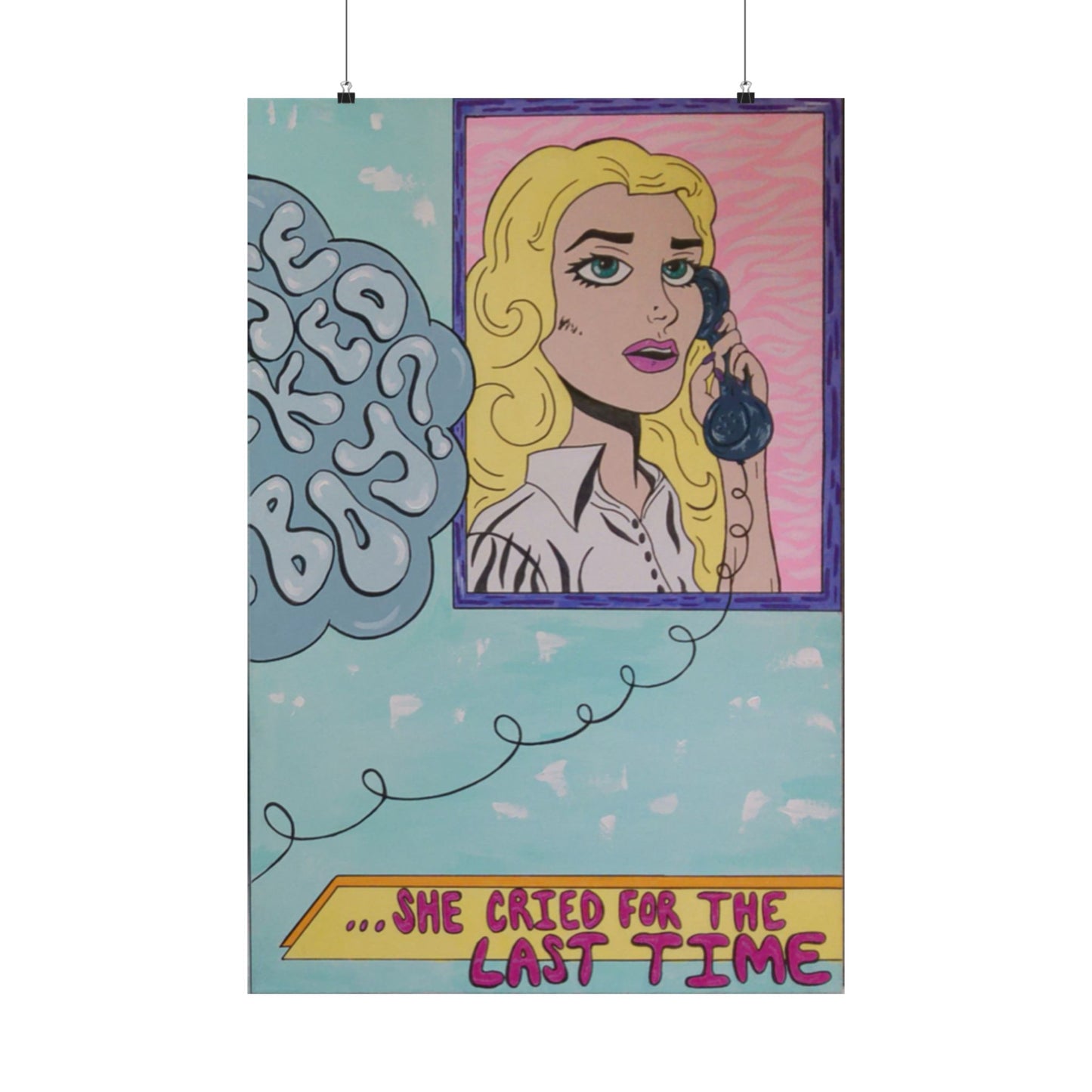 She Cried For The Last Time Print