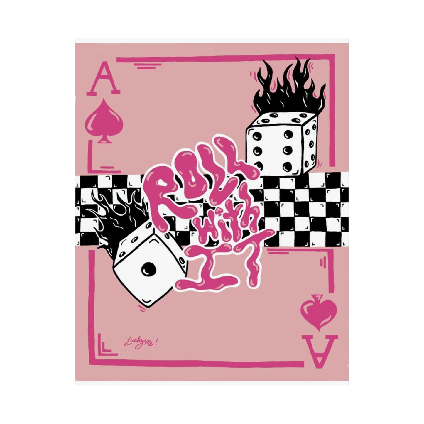 Roll With It Print - Pink