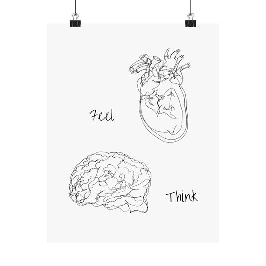 Think & Feel Print