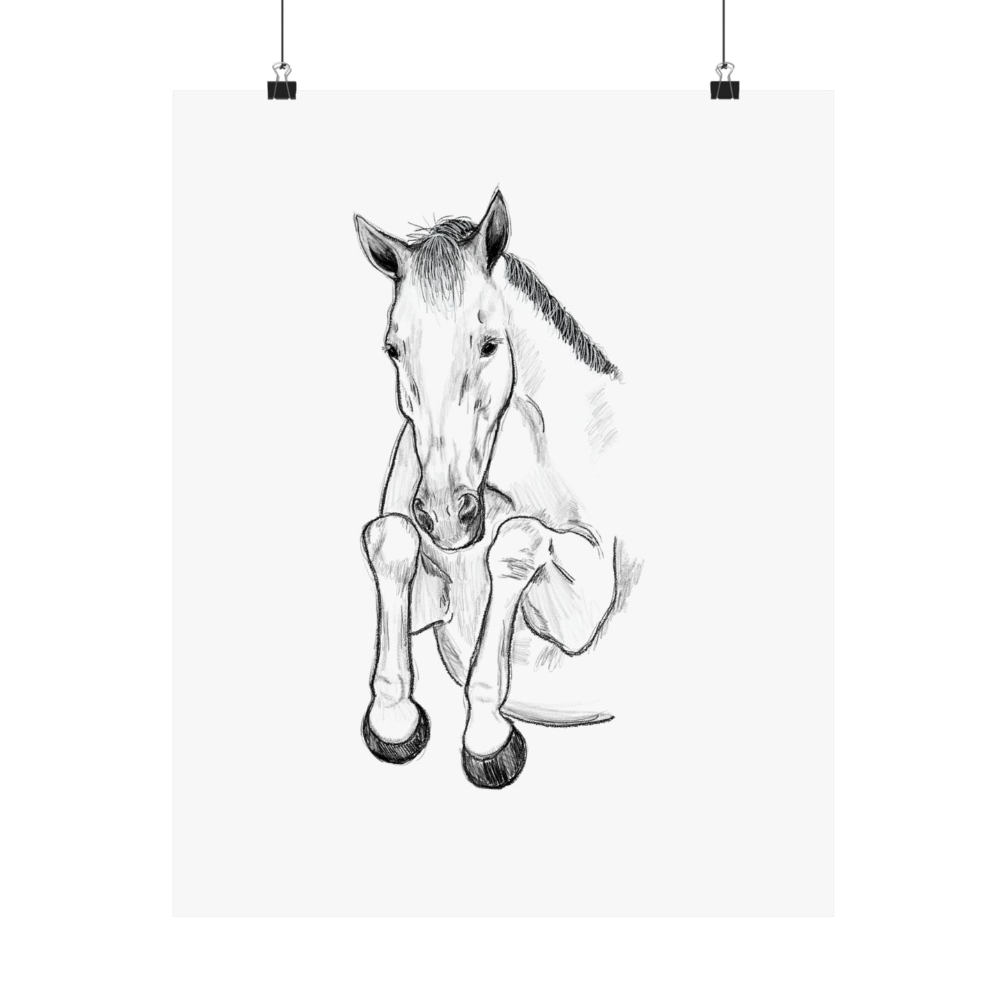Horse Jumping Print