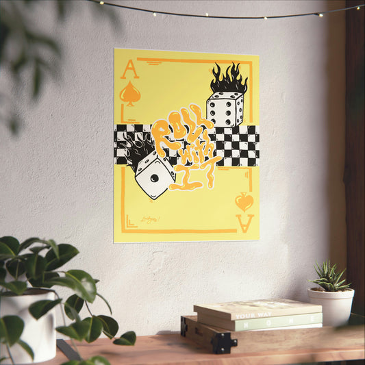 Roll With It Print - Yellow