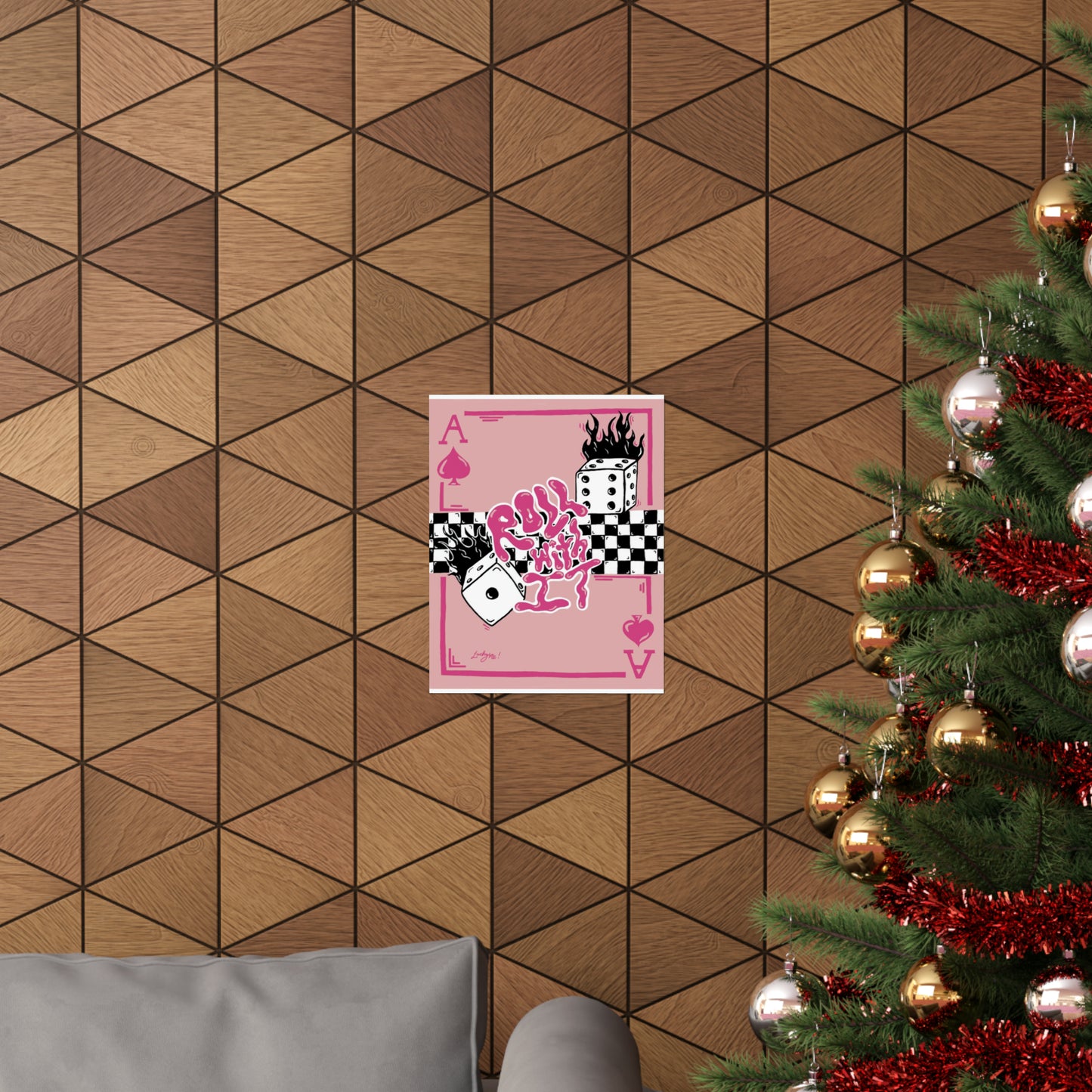 Roll With It Print - Pink