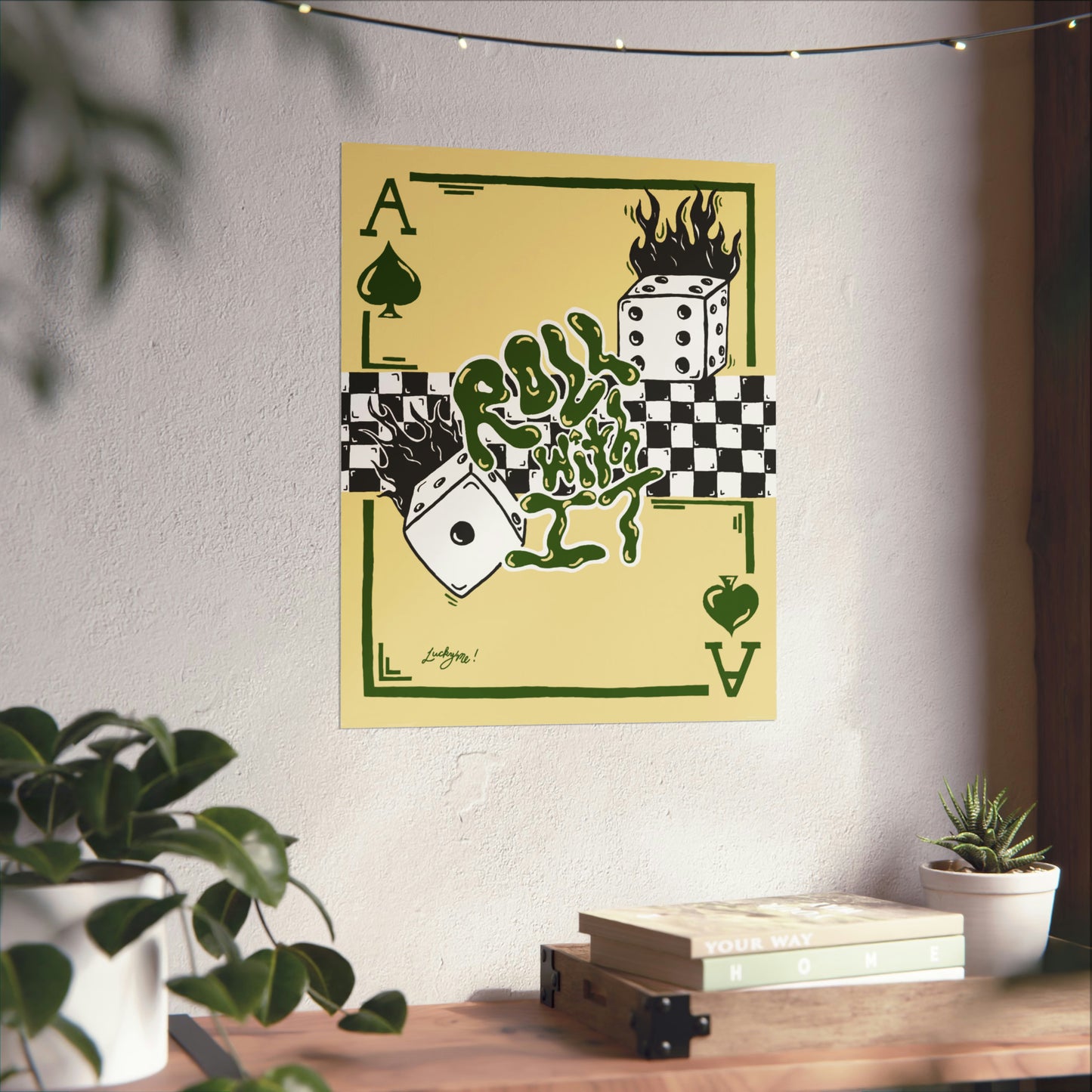 Roll With It Print - Green