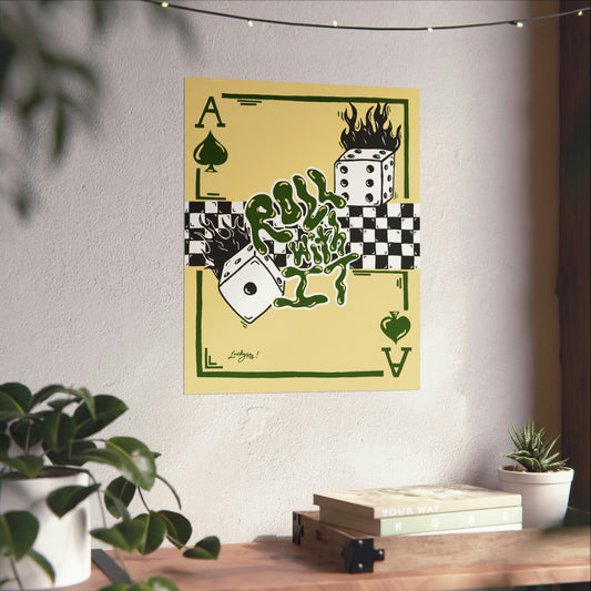 Roll With It Print - Green