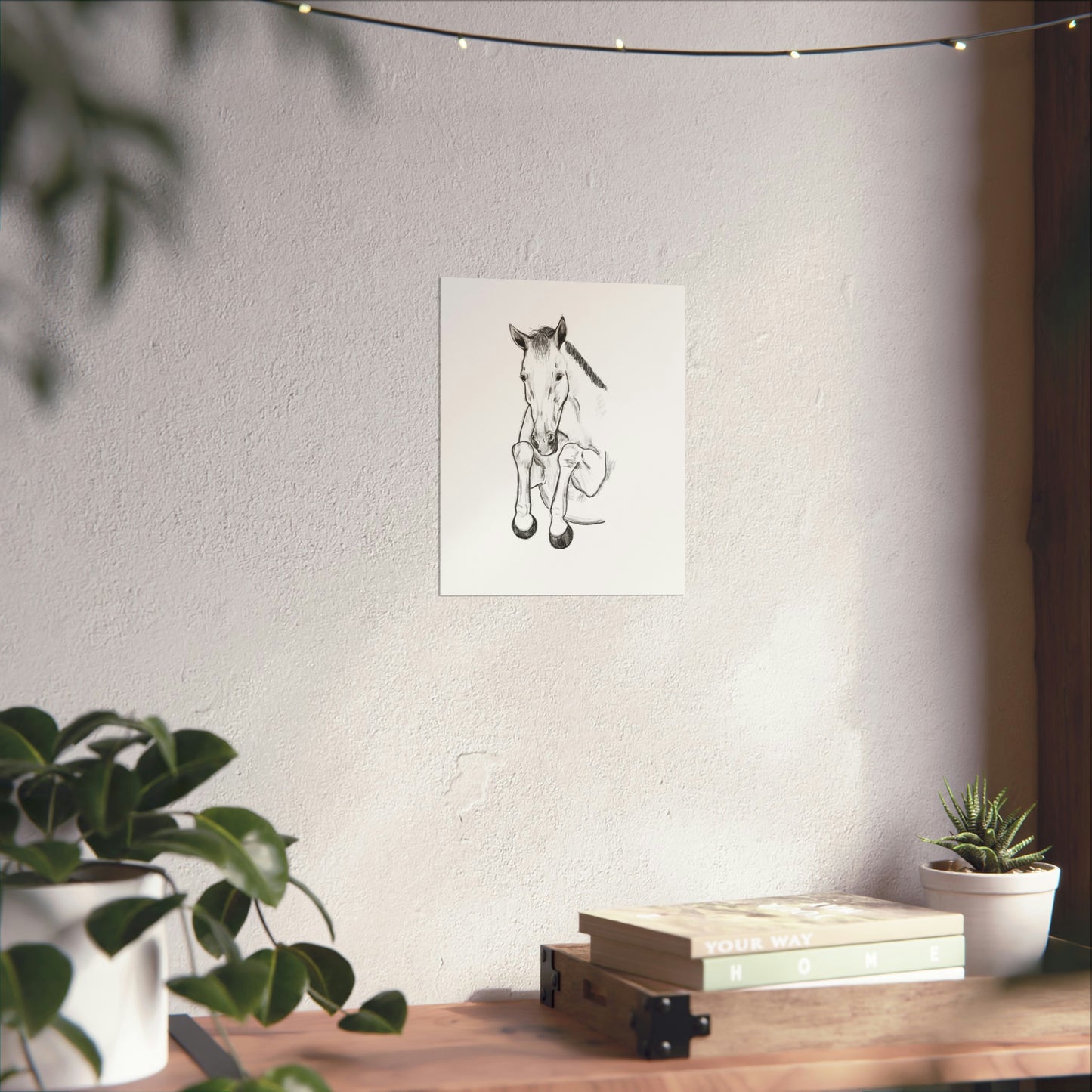 Horse Jumping Print