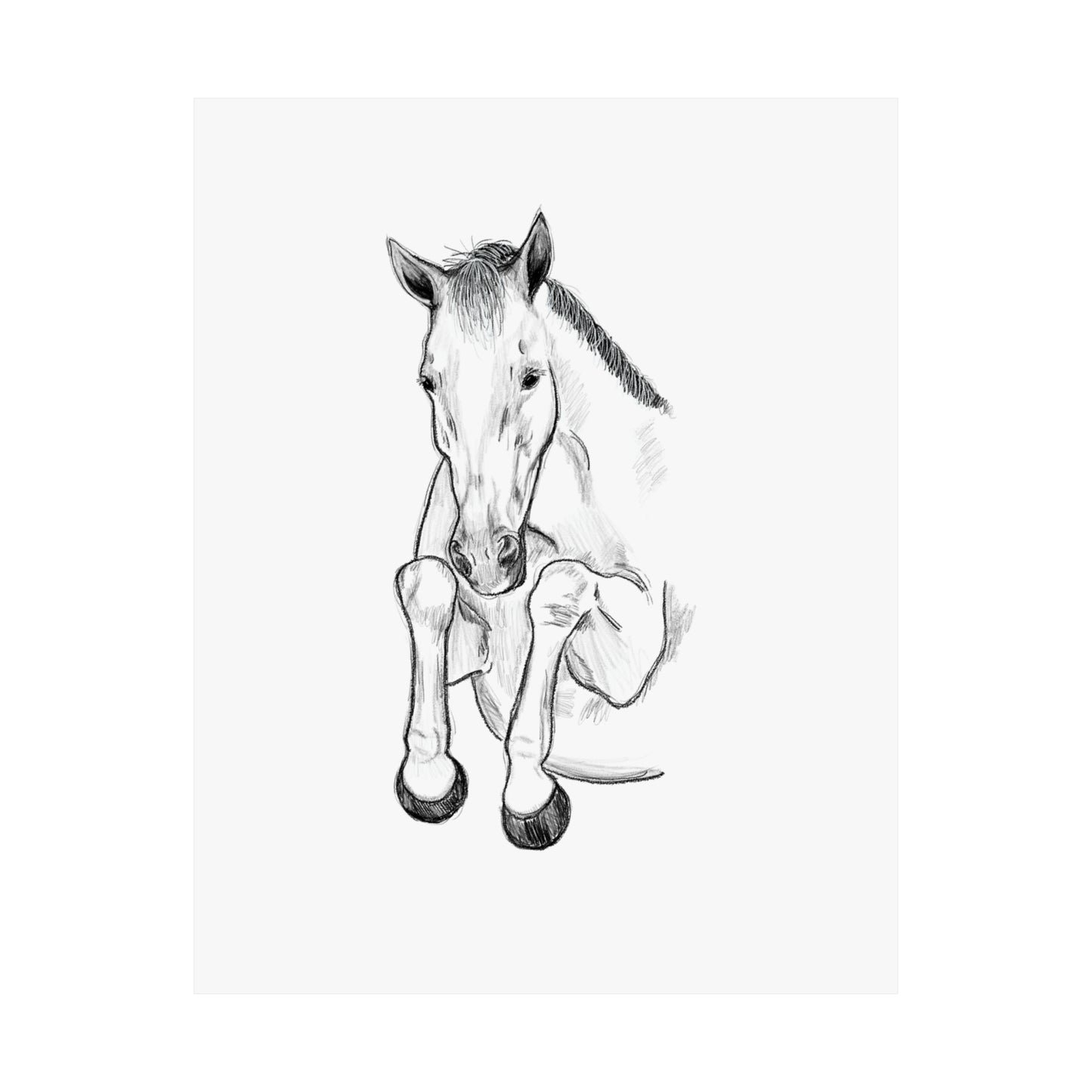 Horse Jumping Print