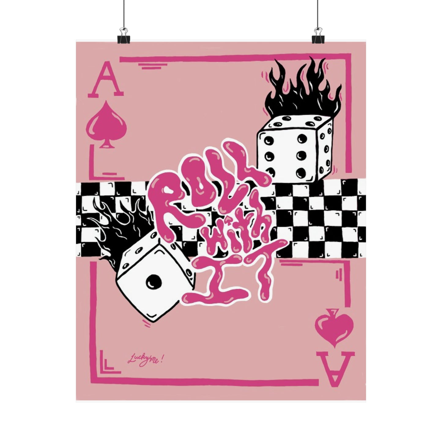 Roll With It Print - Pink