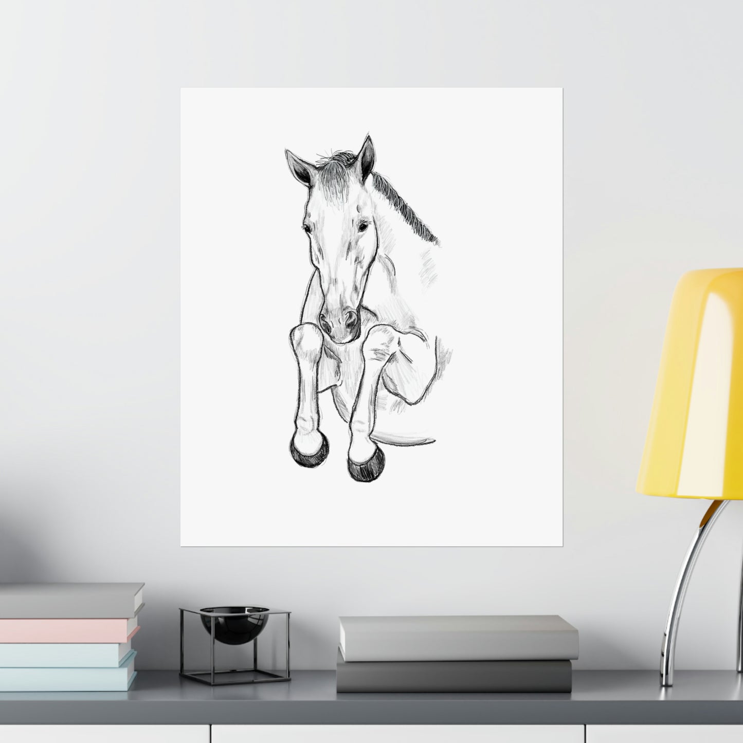 Horse Jumping Print