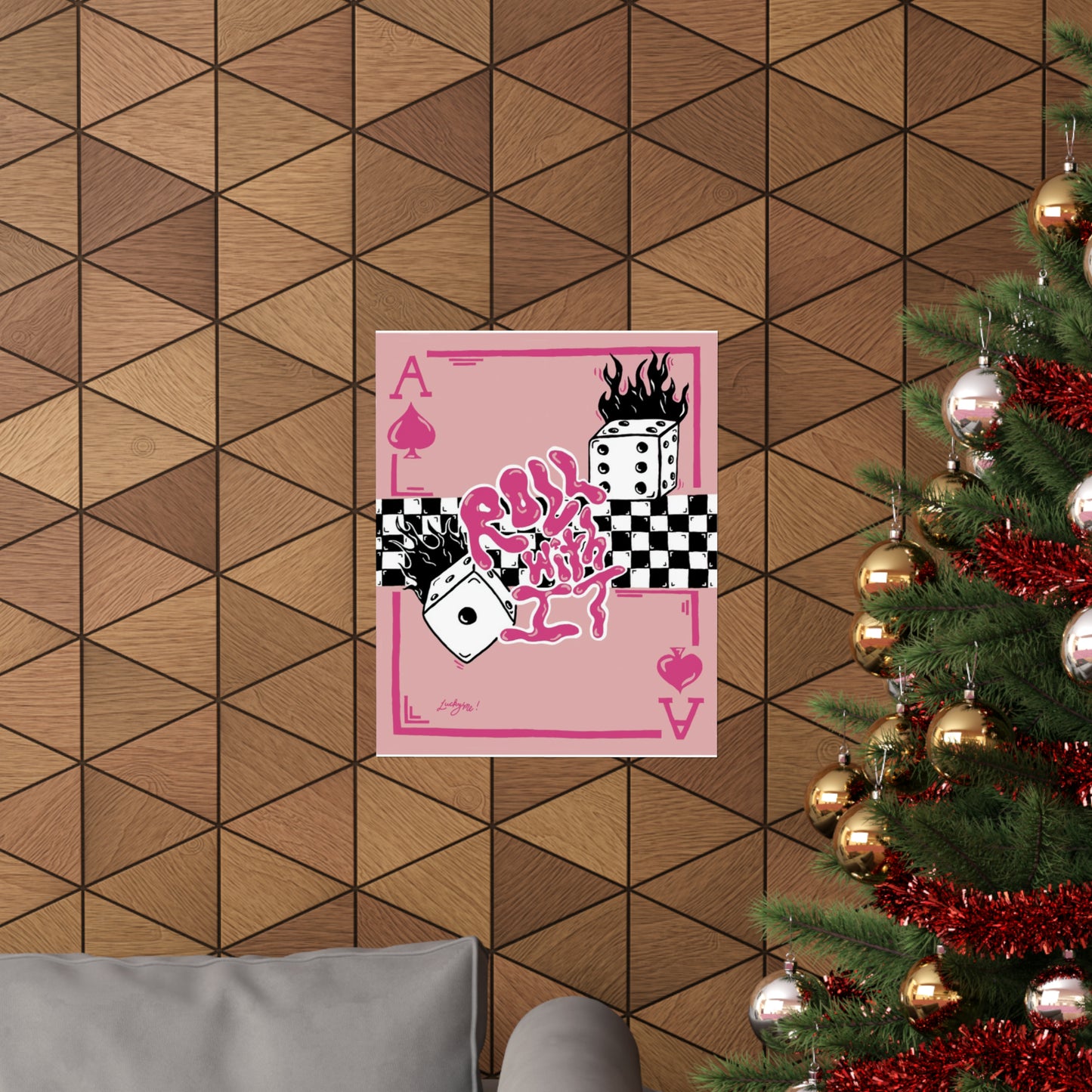 Roll With It Print - Pink