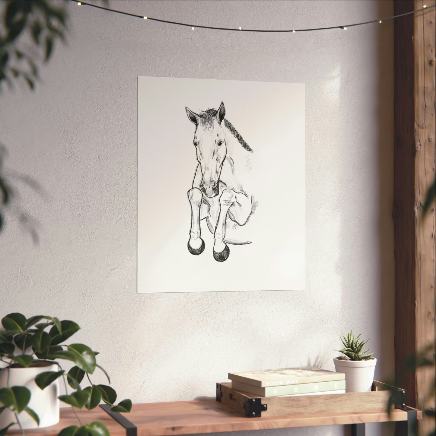 Horse Jumping Print