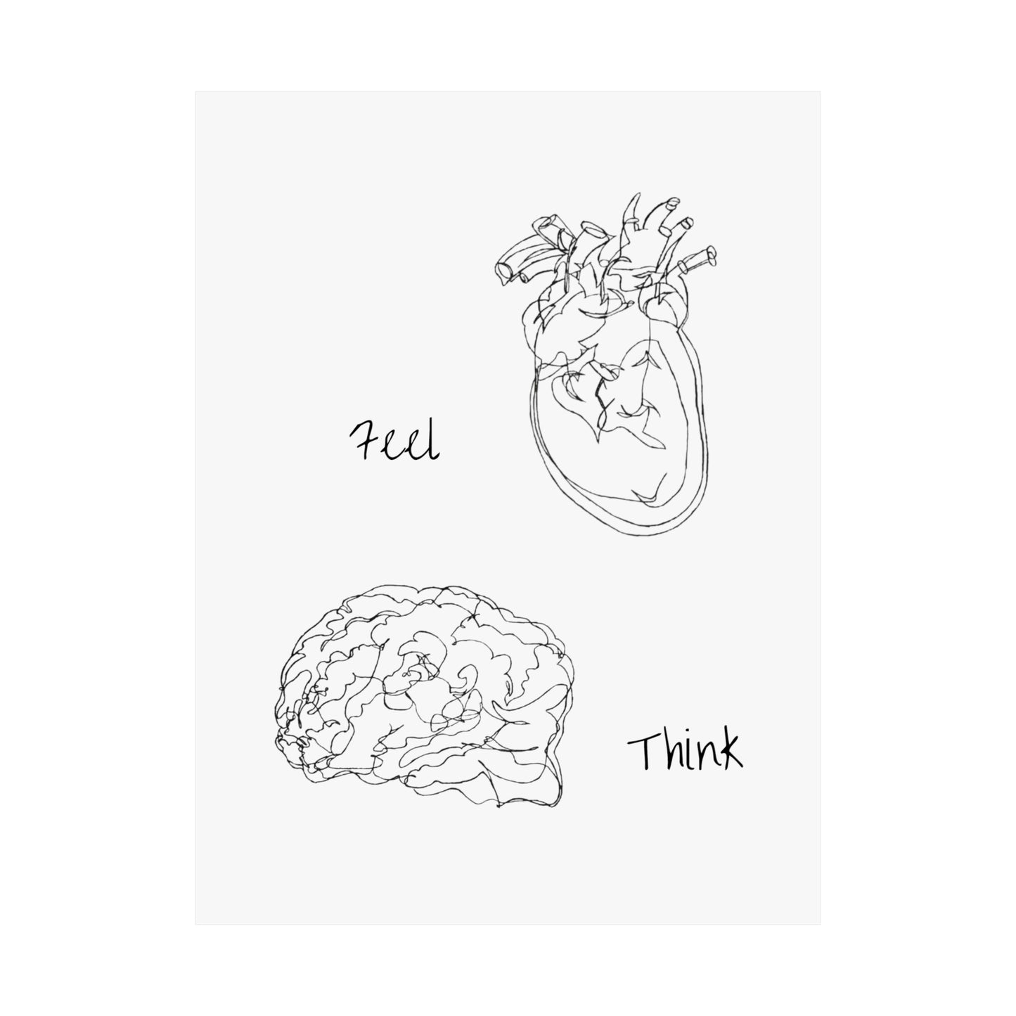 Think & Feel Print