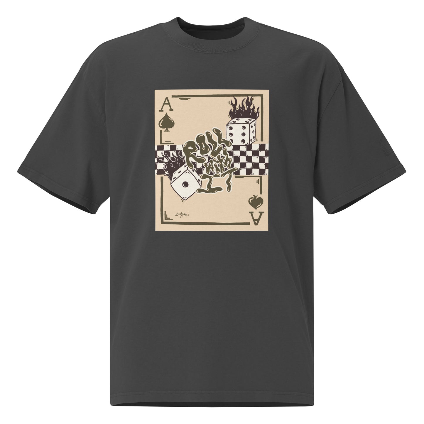Roll With It Tee - Brown
