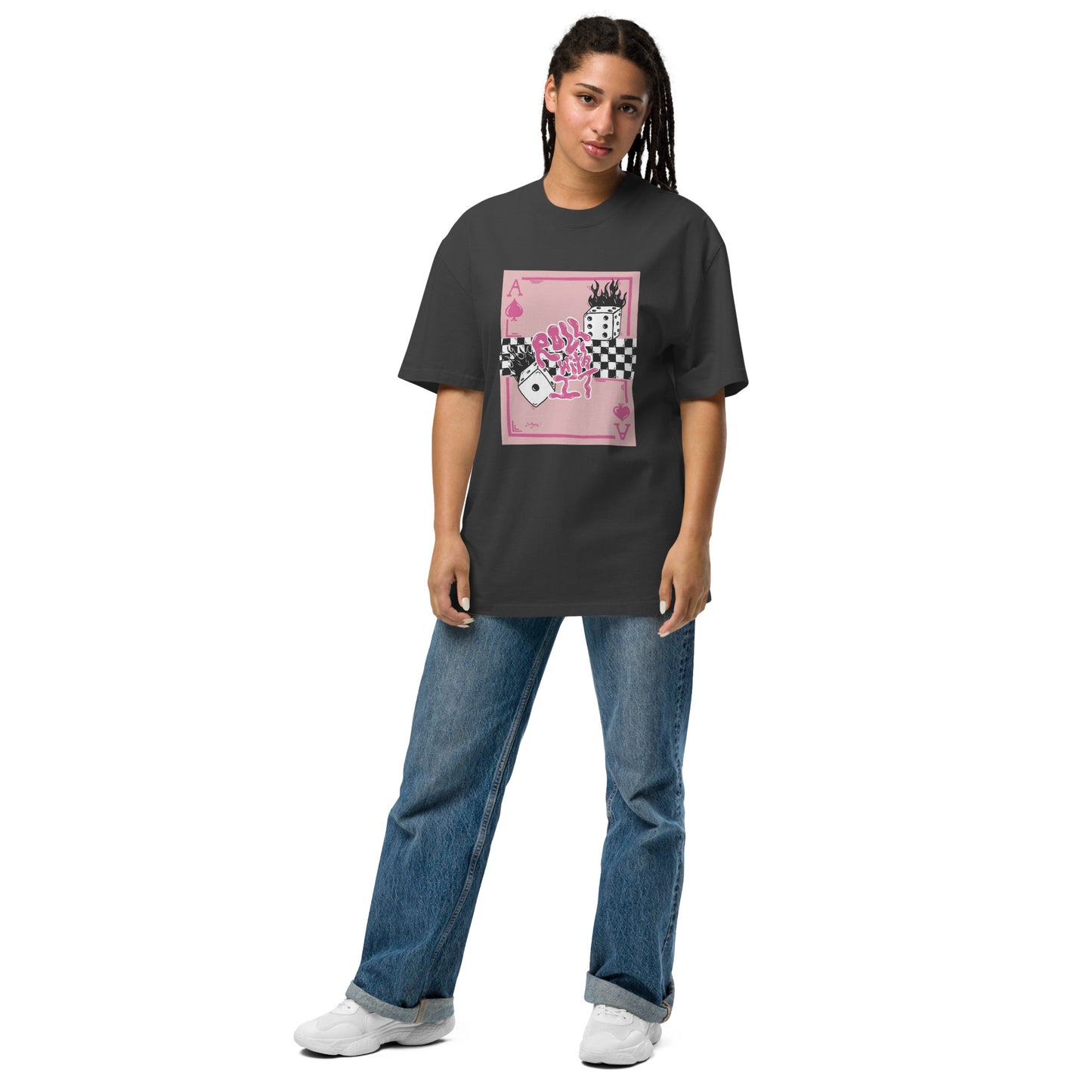 Roll With It Tee - Pink