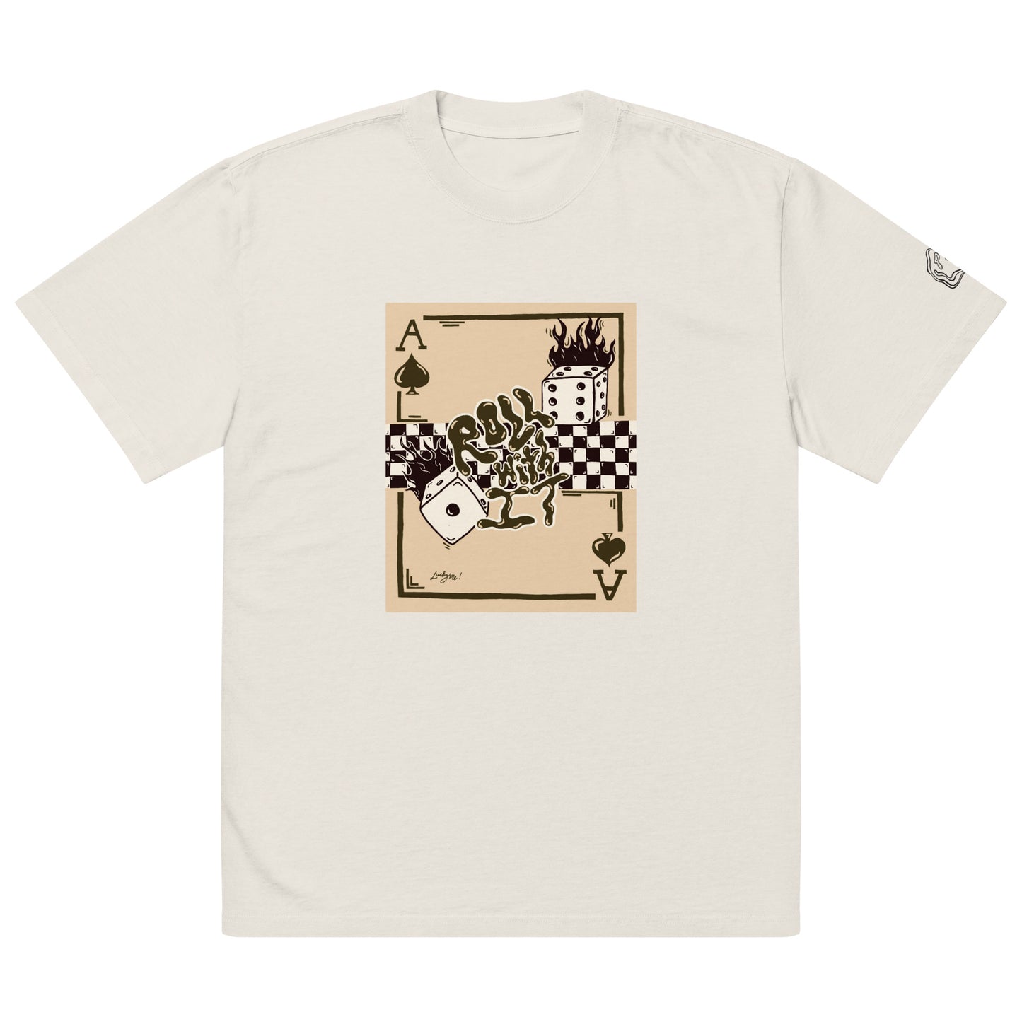 Roll With It Tee - Brown