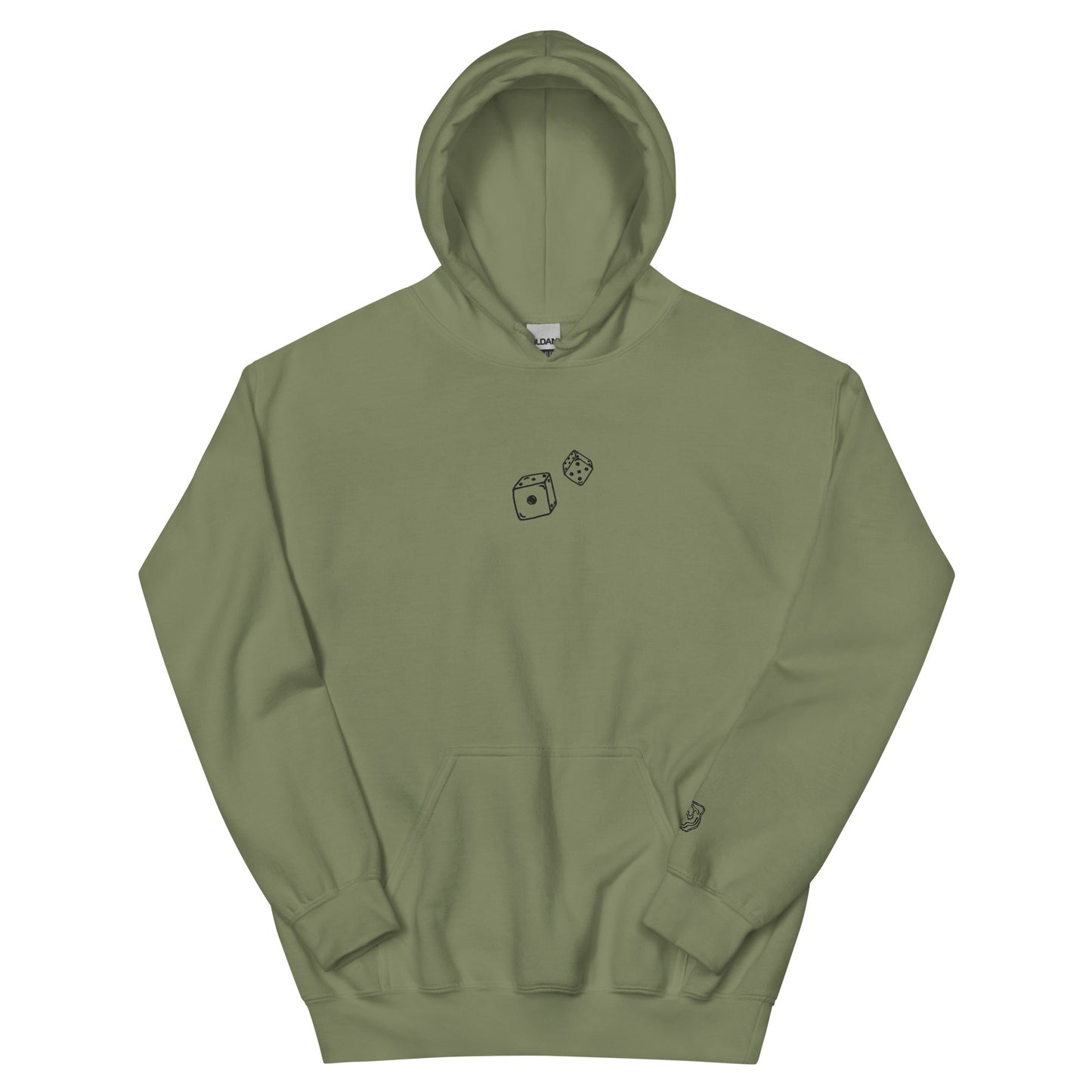 Roll With It Hoodie - Green (drawstrings)