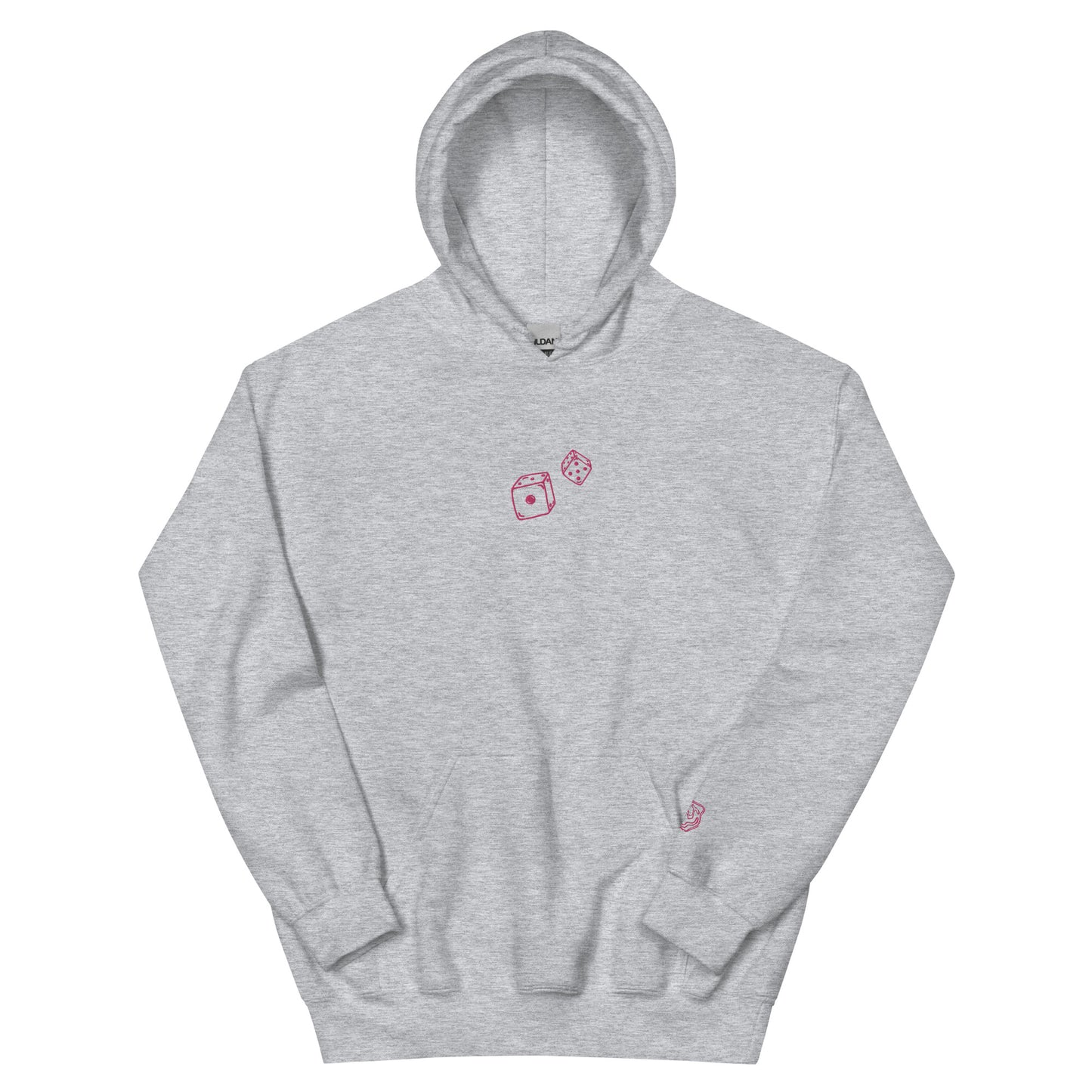Roll With It Hoodie - Pink (drawstrings)