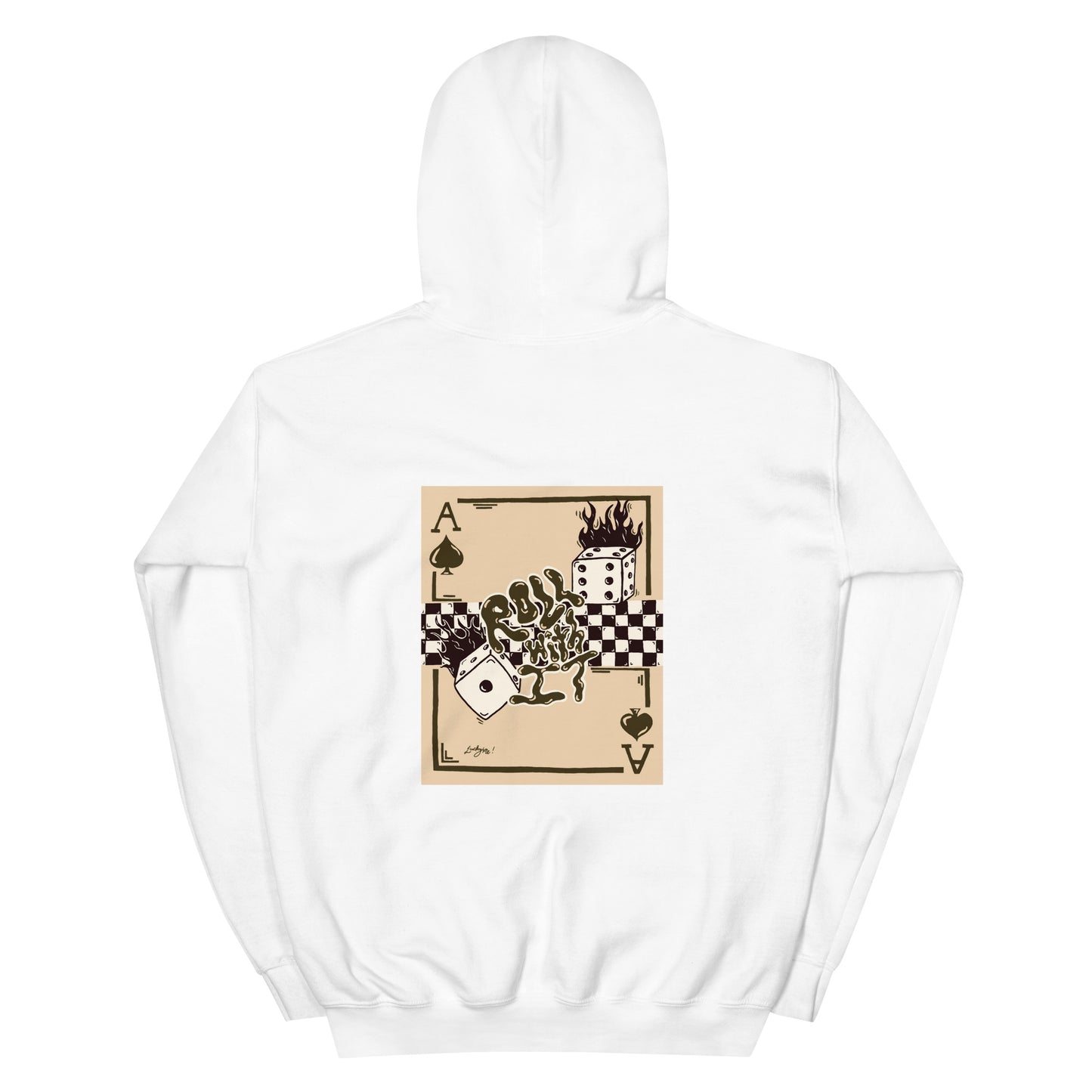 Roll With It Hoodie - Brown (drawstrings)