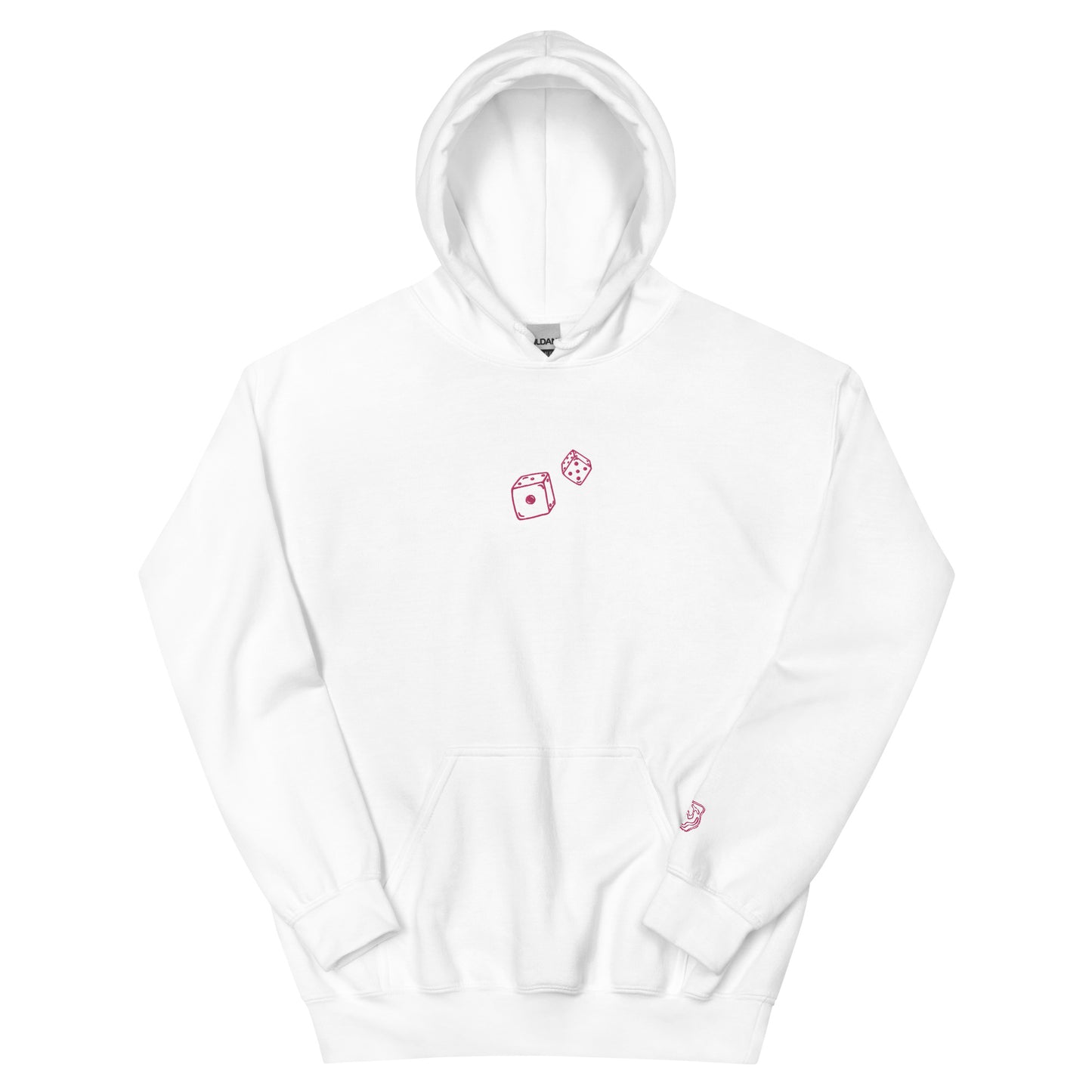 Roll With It Hoodie - Pink (drawstrings)